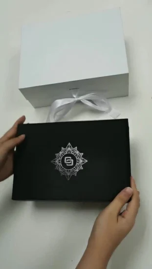 Ímã de papel de luxo personalizado dobrável caixa de presente magnética dobrável caixa de embalagem de roupas de vestuário